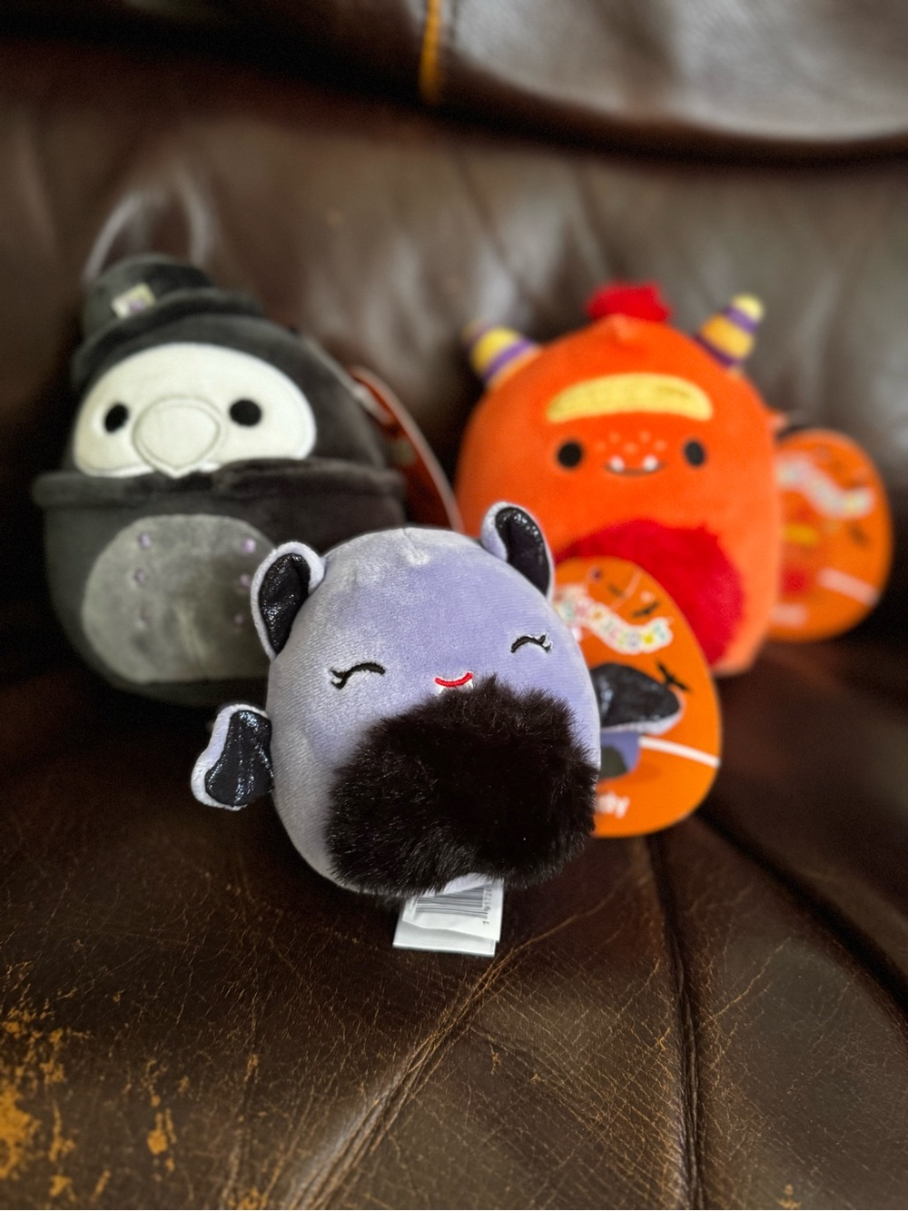 Halloween Squishmallow Lot - 5” Aldron, 5” Ernest & 4” Joldy
